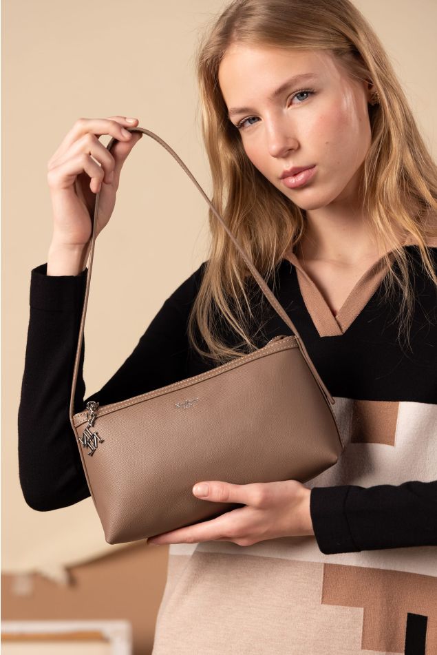 Bolso Baguette Manhattan Taupe