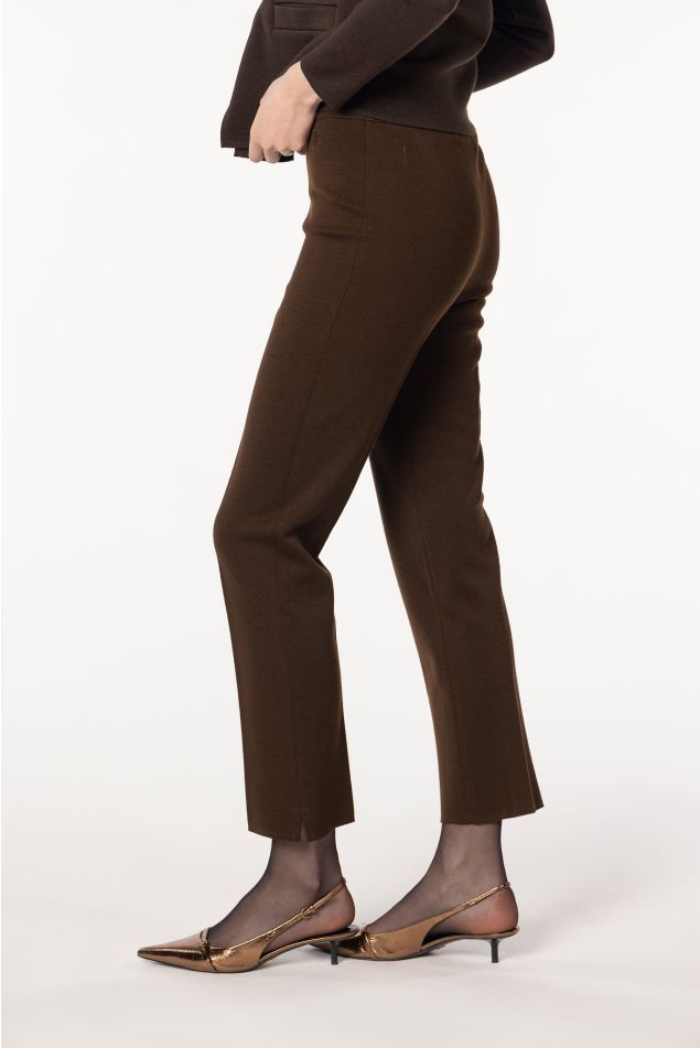 Pantalón de punto tobillero