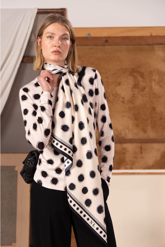 Carré 'Watercolor dots'