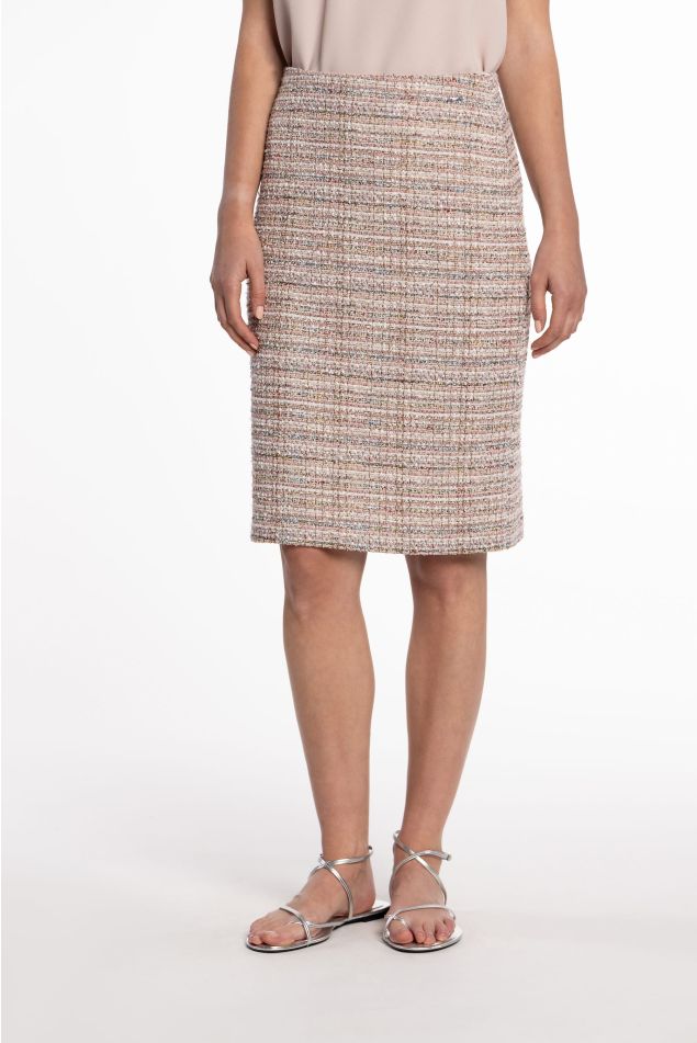 Tweed Knit Skirt