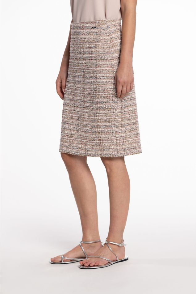 Tweed Knit Skirt