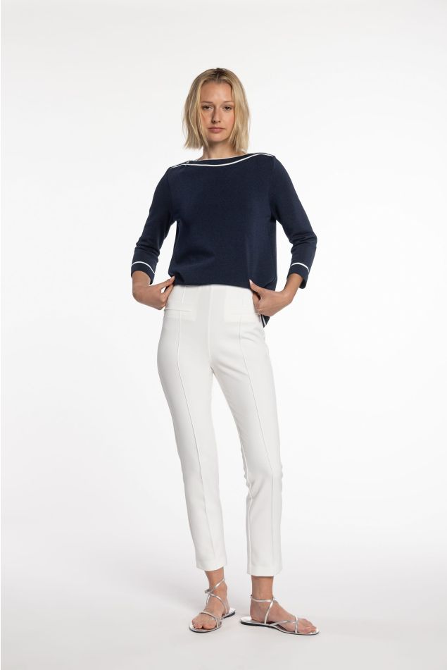 Slim-Fit Stretch Twill Pants