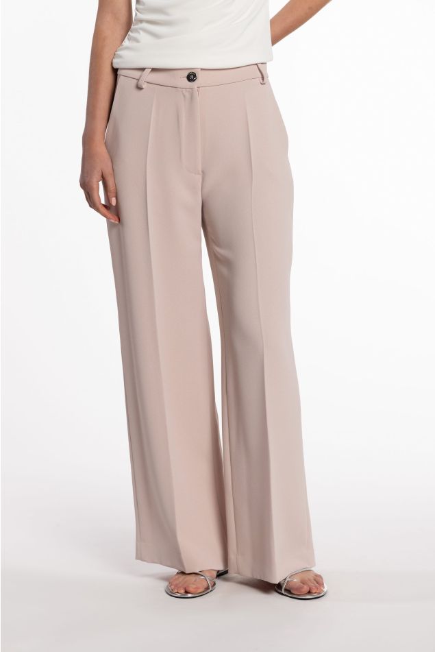 Fluid Double Crepe Pants