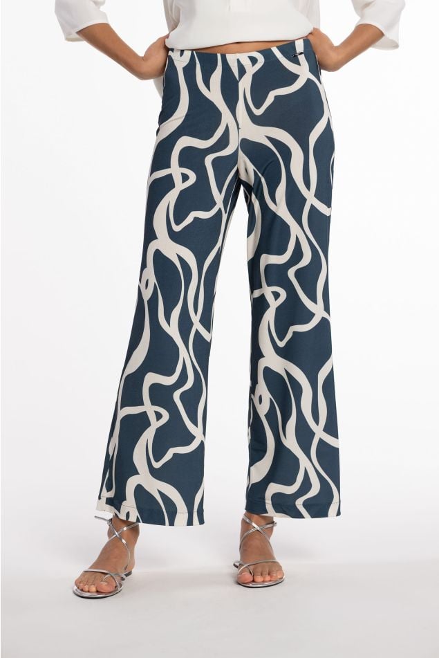 Printed Jersey Pants