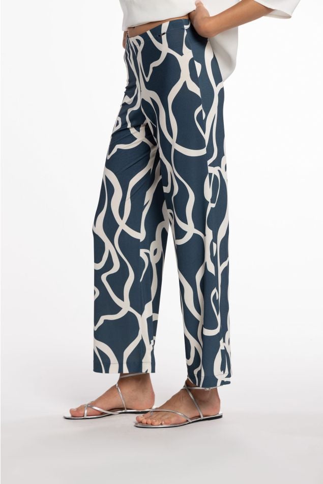 Printed Jersey Pants