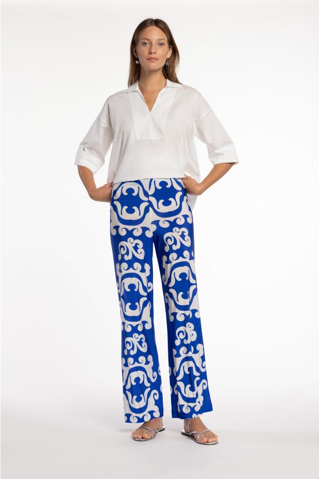 Printed Jersey Pants
