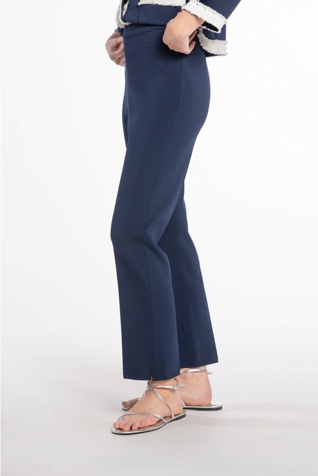 Slim-Fit Knit Pants