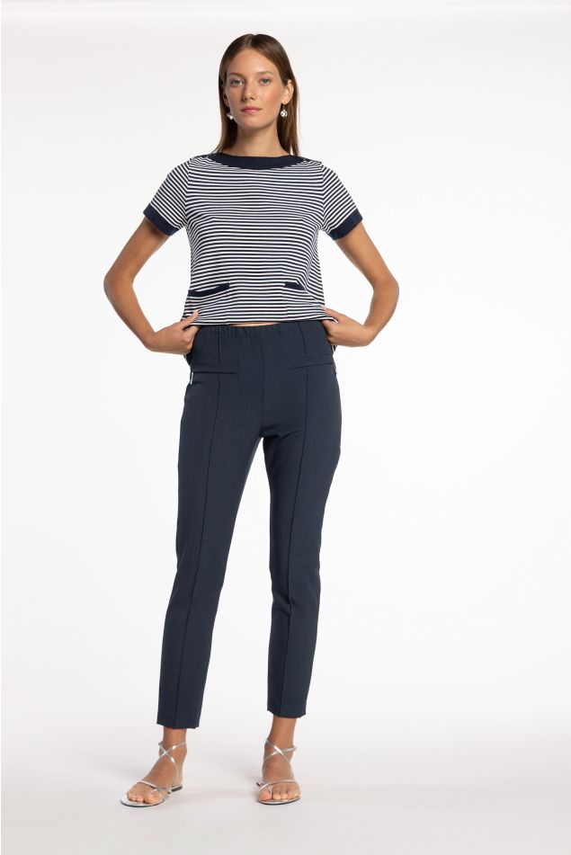 Slim-Fit Stretch Twill Pants