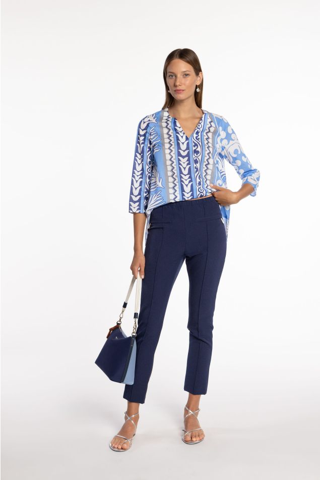 Slim-Fit Stretch Twill Pants