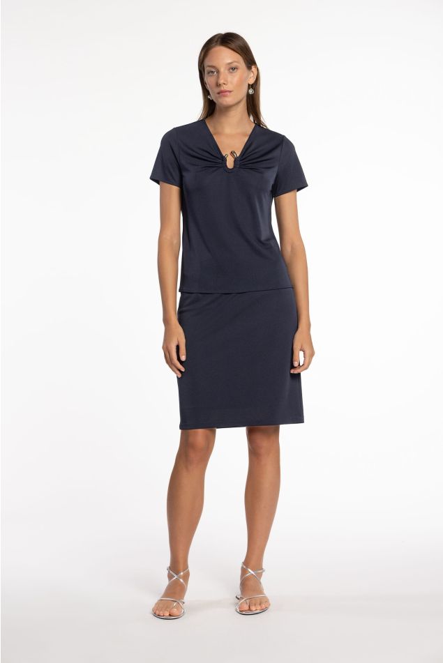 Pencil Skirt in Jersey Knit