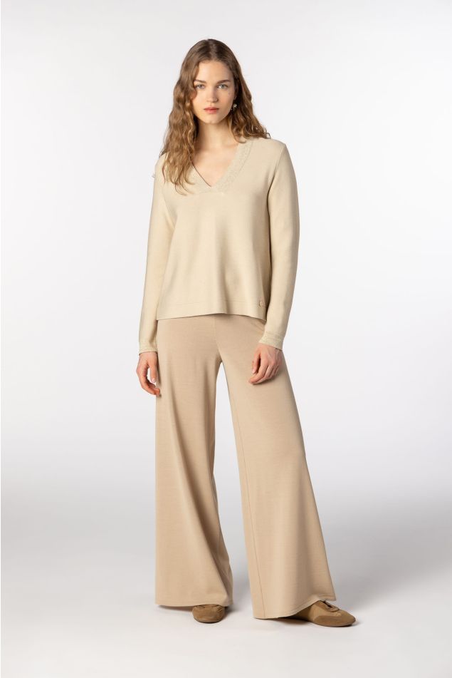 Elegant jersei de punt bobo amb detall lúrex