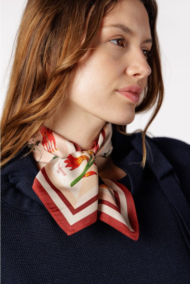 Wildflower Print Satin Bandana