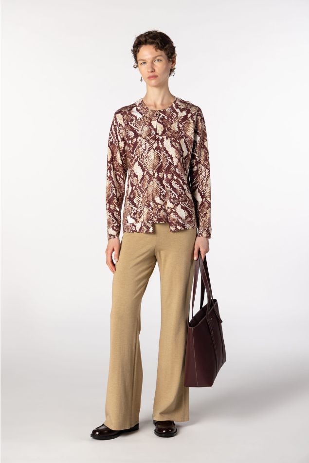 Animal Print Knit Twinset