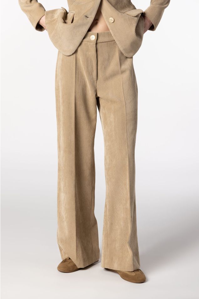Pantalón recto de pana