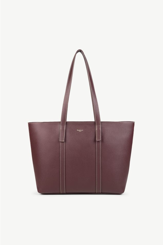 Medium shopping bag in vegan leather