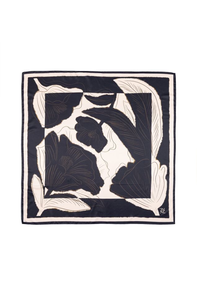 Carré 'Abstract bouquet'