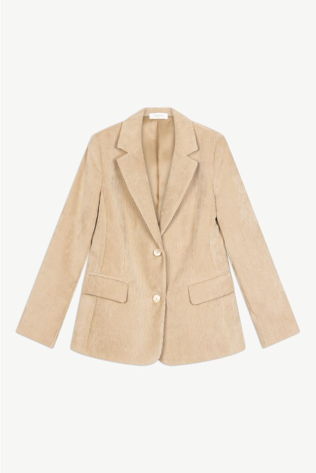 Fitted Corduroy Blazer