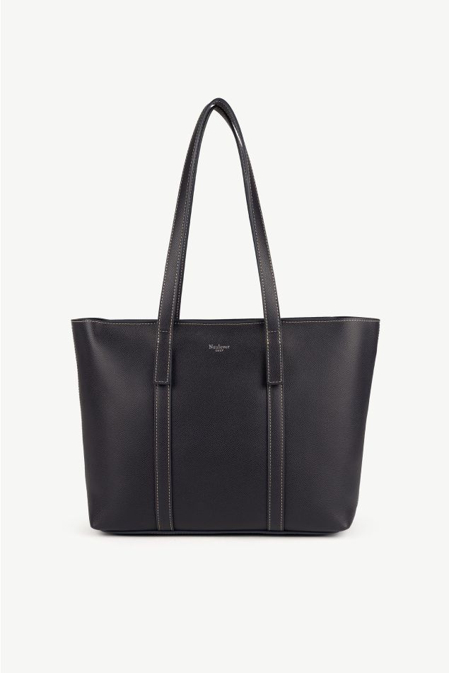 Vegan Leather Shopping Bag