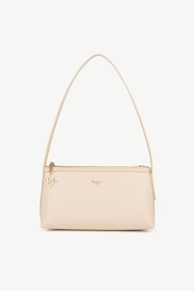 Bolso baguette en piel vegana