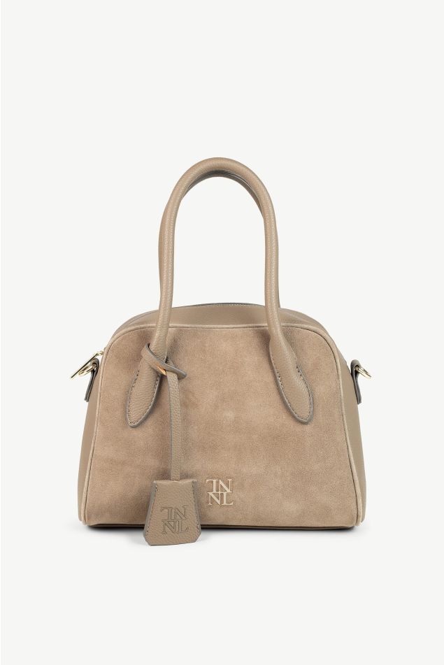 Small suede doctor bag