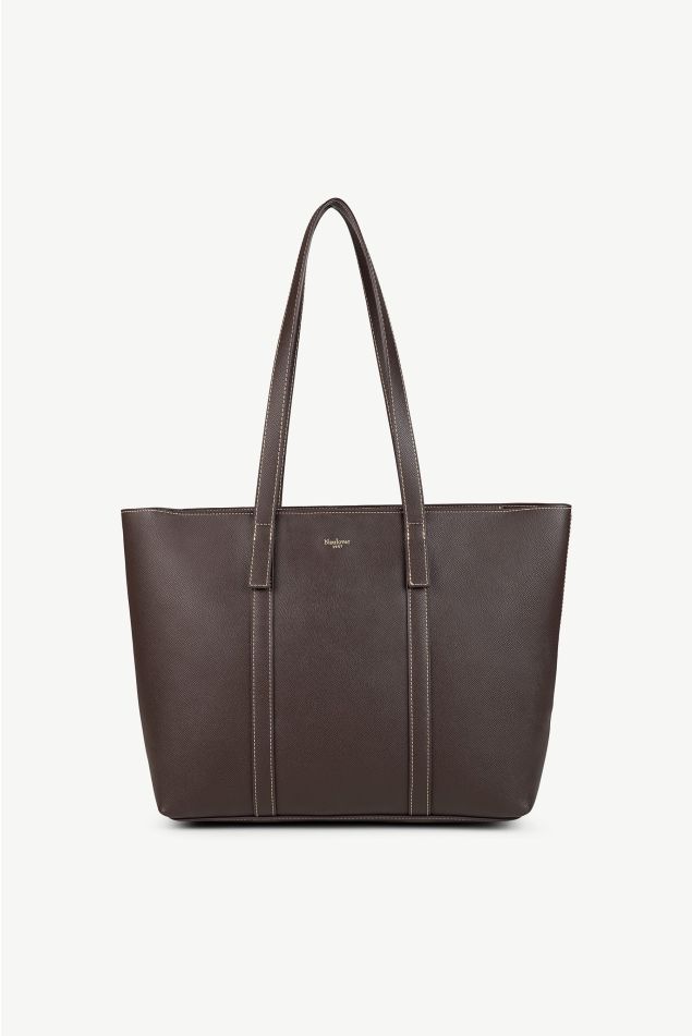 Medium shopping bag in vegan leather