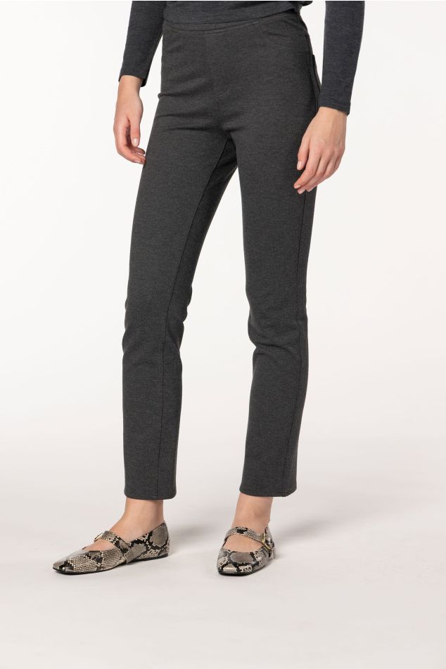 Pantaló de cinc butxaques en punt milà