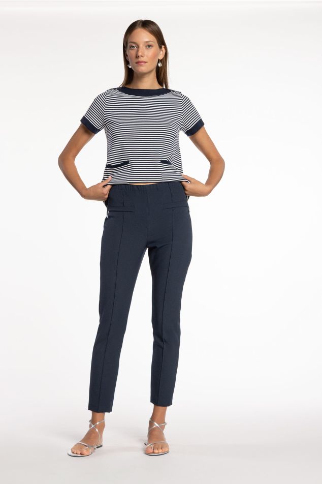 Pantaló ajustat de sarja elàstica