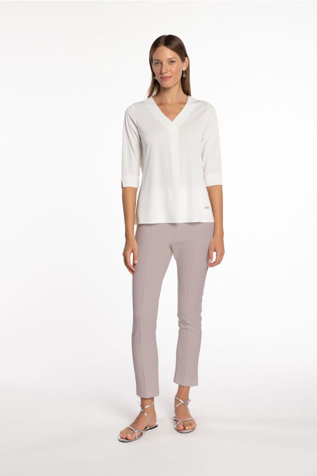 Pantaló ajustat de sarja elàstica