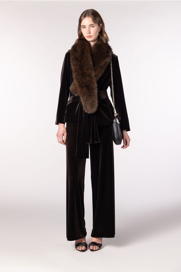 Faux Marten Fur Collar