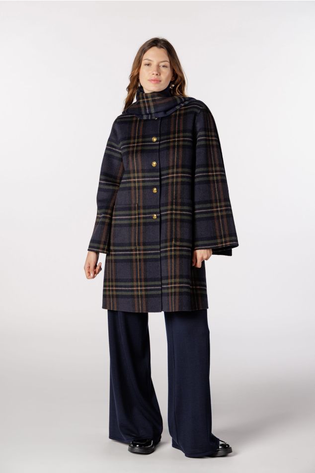 Prince of Wales Wool Scarf