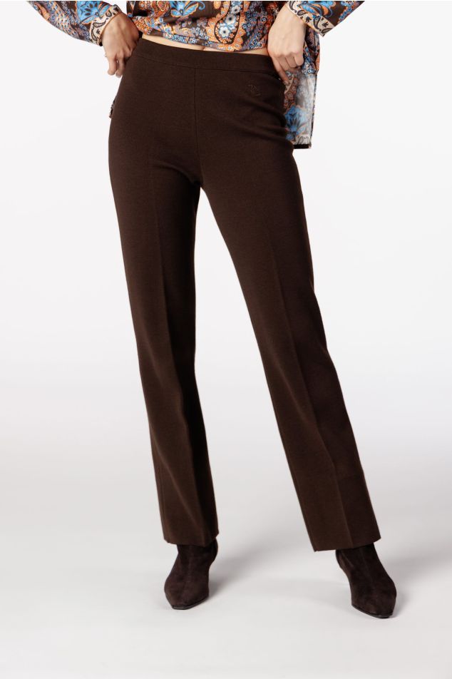 Pantalón de punto recto