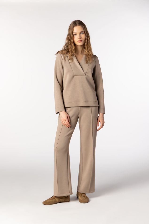 Pantaló jogger sofisticat de neoprè