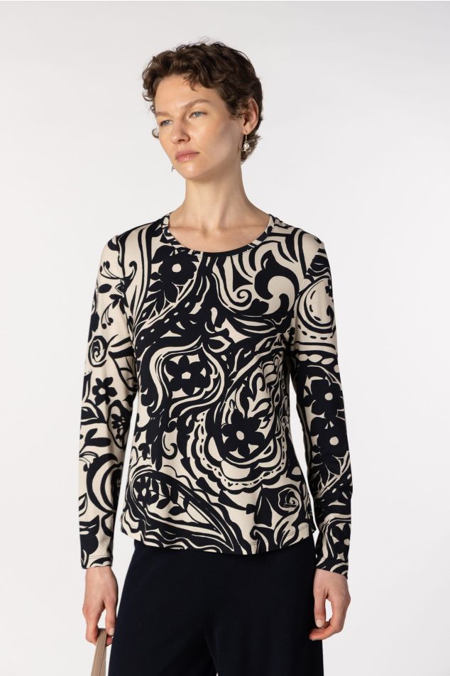 Samarreta amb estampat paisley