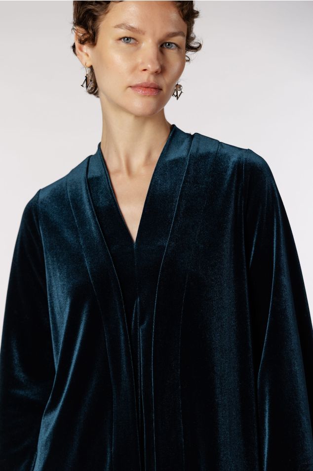 Velvet Kimono Jacket