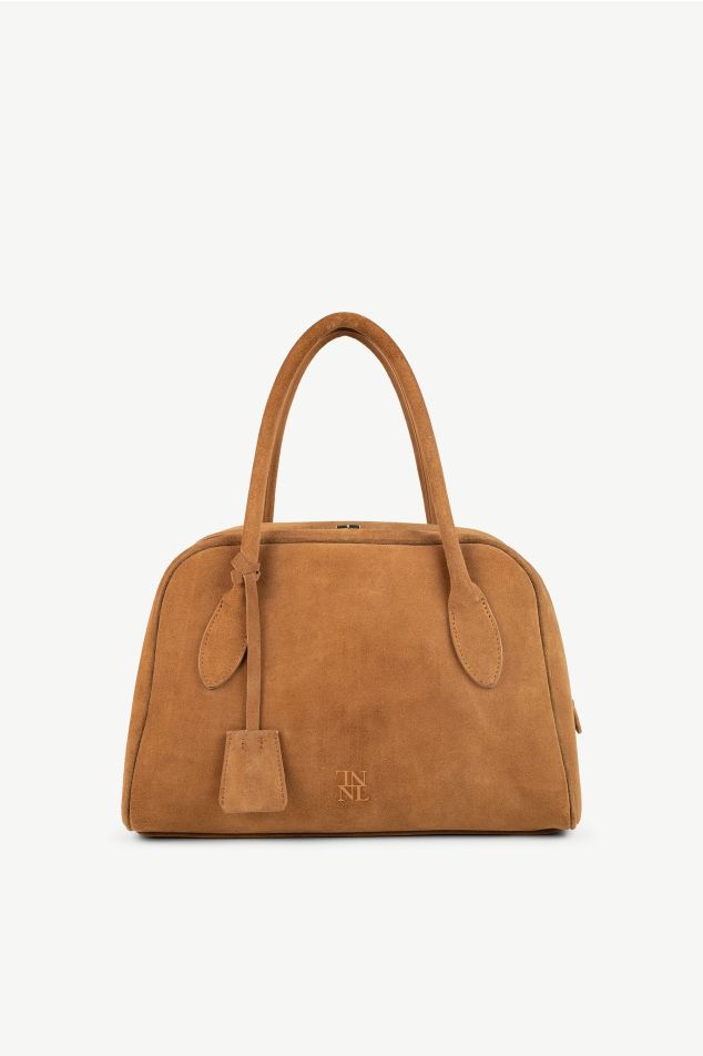 Medium suede doctor bag
