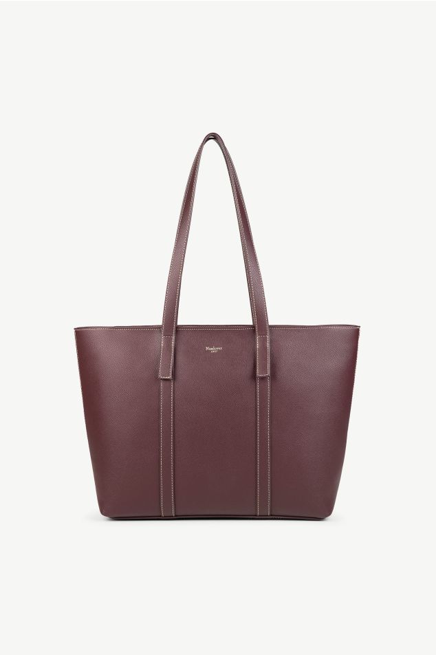 Medium shopping bag in vegan leather