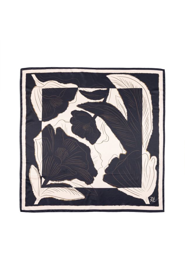 Carré 'Abstract bouquet'