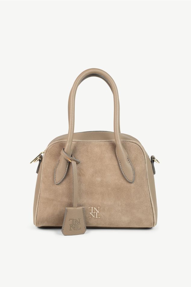 Small suede doctor bag
