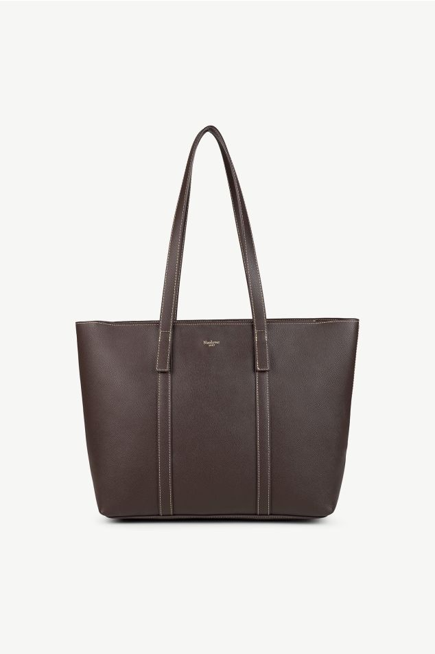 Medium shopping bag in vegan leather
