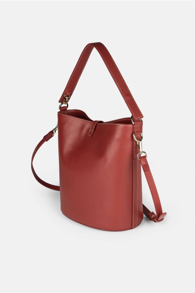 Bucket-shaped bag