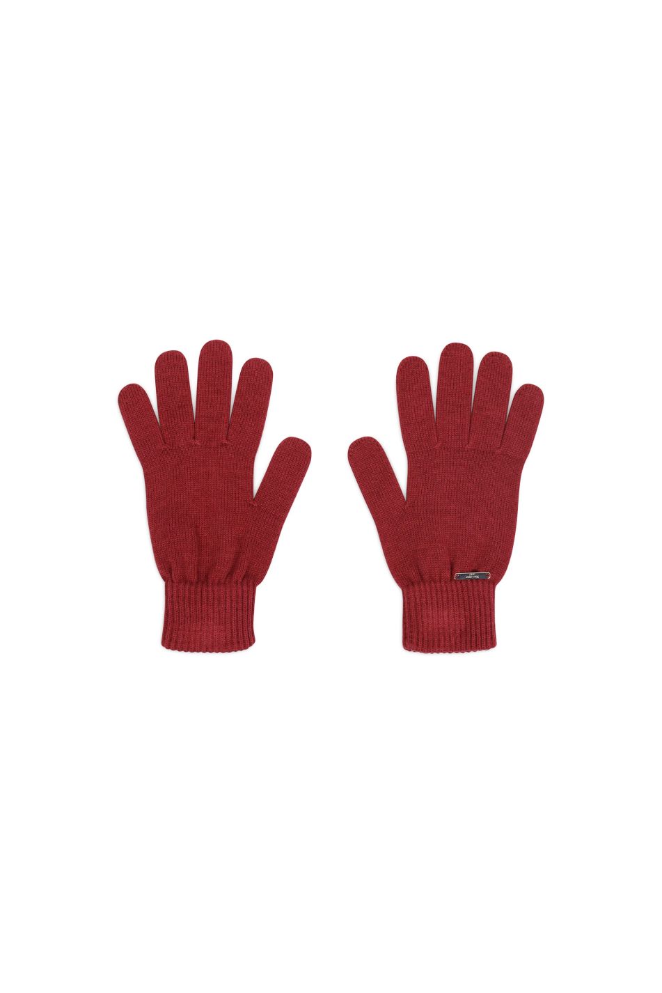 Wool Blend Knit Gloves