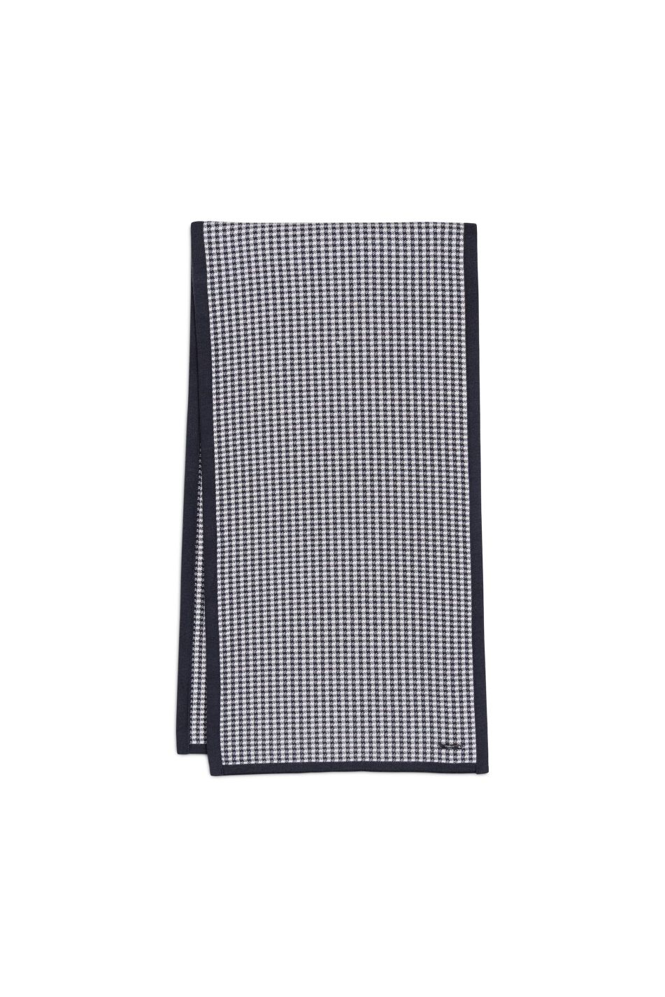 Gingham Jacquard Knit Scarf