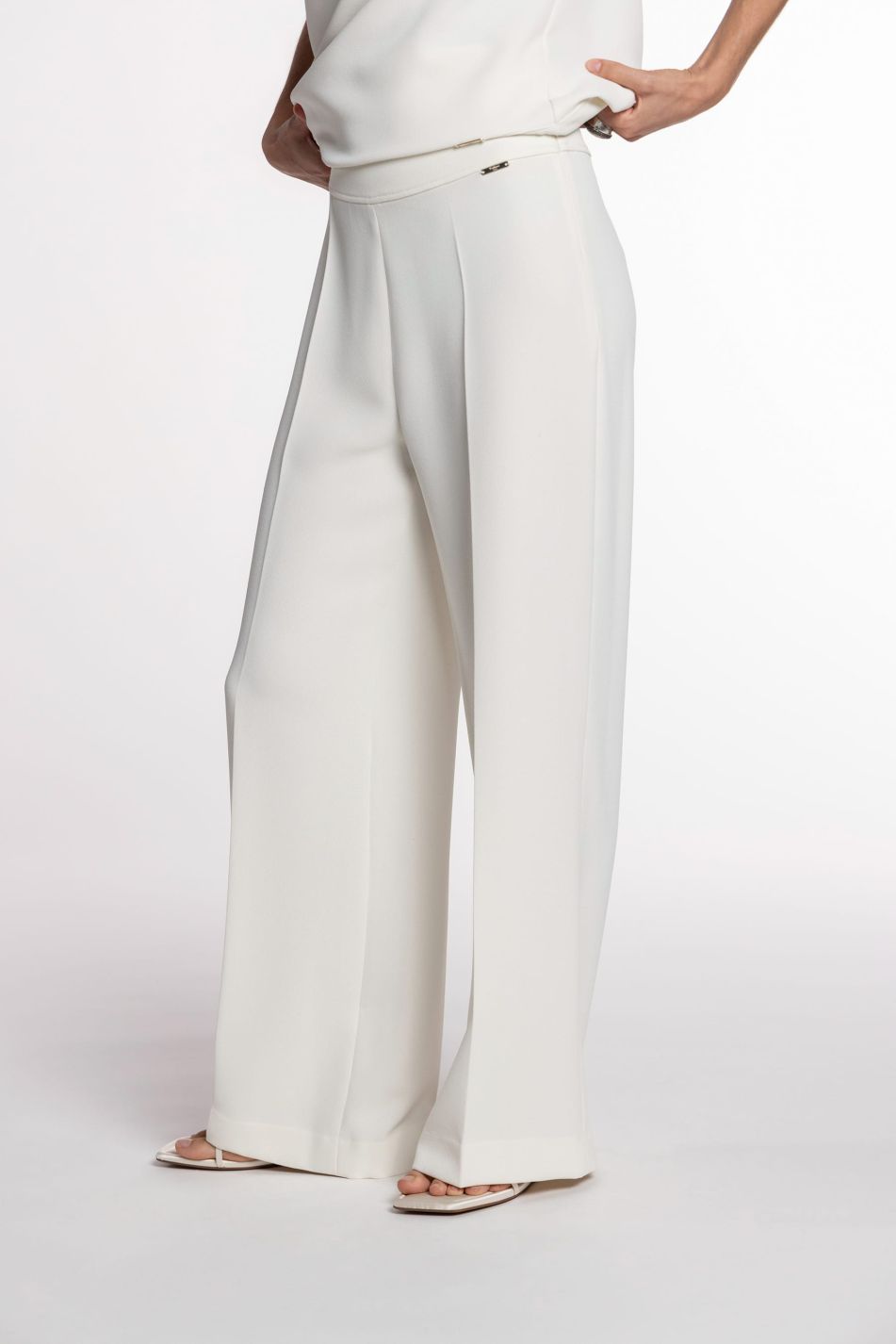 Pantaló recte de doble crepé