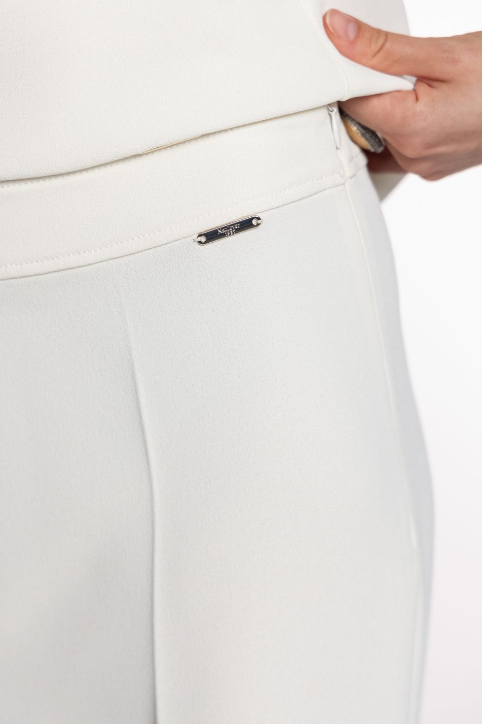 Pantaló recte de doble crepé