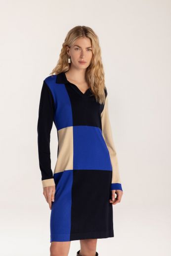 Intarsia-knitted dress