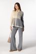 Wide-Leg Plain Knit Trousers