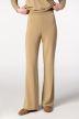 Wide-Leg Plain Knit Trousers
