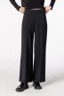 Straight Double Crepe Trousers