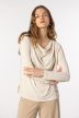 Draped Neckline Jersey Top
