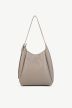 Small soft hobo bag in vegan leather
